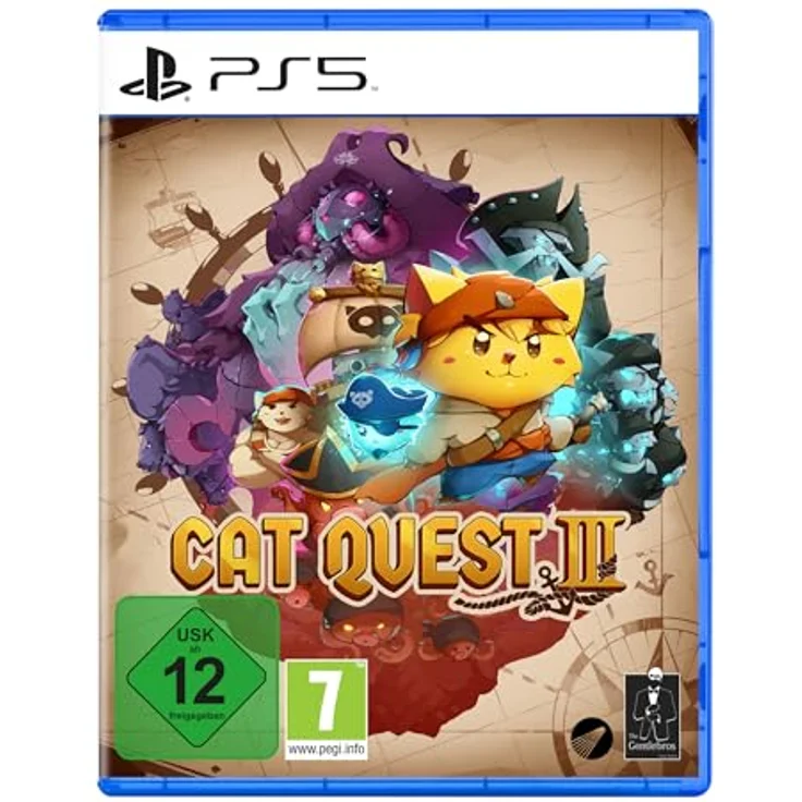 Astragon Cat Quest III [PS5], Spiel mit frei erkundbarer 2,5D-Open-World, Piratenabenteuer für Katzenfreunde – Bild 1