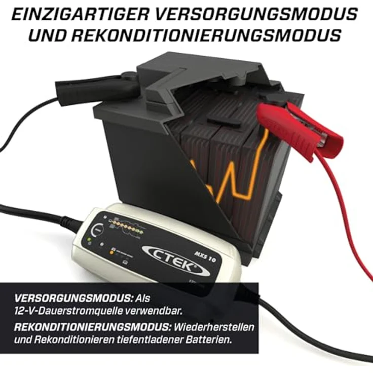 CTEK Automatikladegerät Hochfrequenzladegerät MXS 10 12 V 10 A 12 V 10 A (MXS 10) – Bild 5