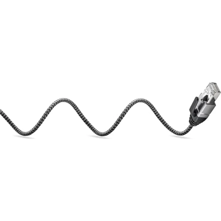 Goobay Ethernet-Kabel USB-C 3.1 auf RJ45 Slim, 5 m, CAT 6, bis zu 1 Gbit/s, schwarz-silber – Bild 5