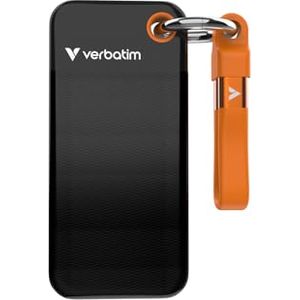 Bild für Verbatim Pocket SSD USB 3.2 Gen 2 1TB Black/Orange