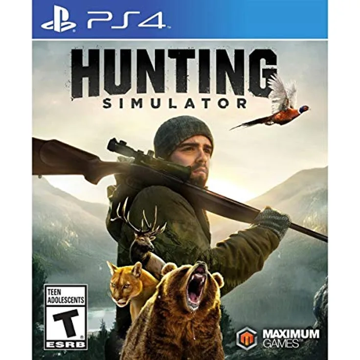 Maximum Entertainment Hunting Simulator (輸入版:北米) - PS4, Jagdsimulation mit 37 Tierarten, dynamischem Wetter und 17 Schusswaffen