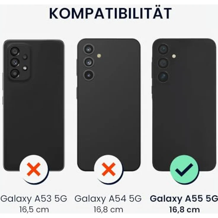 kwmobile Handyhülle für Samsung Galaxy A55 5G - weiches Silikon Case in Neon Pink, flexibel, reißfest, rutschfest und mit präzisen Ausschnitten für Kamera und Anschlüsse – Bild 2
