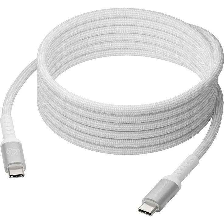 dbramante1928 CB30CCWH7238, USB-C Kabel, 3 m, 100 W, weiße Farbgebung, Power Delivery