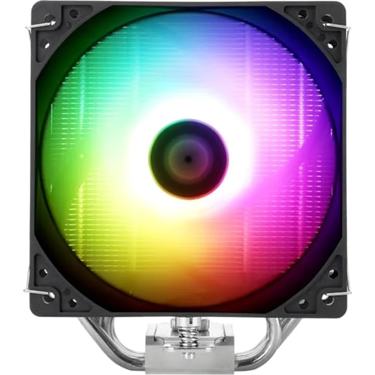 Thermalright Assasin X120 Refine SE ARGB CPU-Kühler - 120mm, schwarz-blau, kompakte Bauweise, 4 Heatpipes – Bild 3