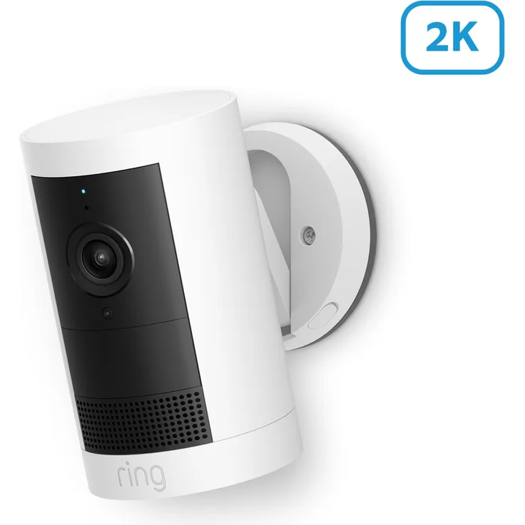 Ring Outdoor Cam Plus Battery Weiß Überwachungskamera