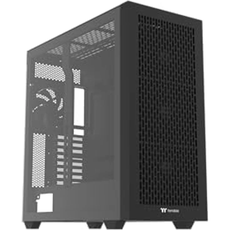 Thermaltake AX500, Full Tower Chassis in Schwarz, mit Unterstützung für E-ATX-Motherboards, bis zu 14 Lüfter und erweiterbare Speicherkapazität – Bild 1