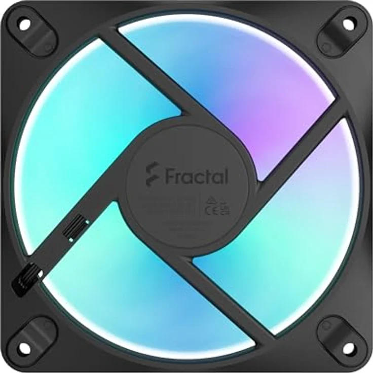 Fractal Design Dynamic 3 12 RGB Black, 120mm Gehäuselüfter mit ARGB Gen 2 und 350-2200 RPM – Bild 6