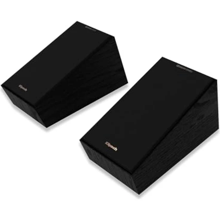 Klipsch R-40SA Black (Paar) - Surround Dolby Atmos Lautsprecher für Heimkino Projektion Decke - Tractrix 90° x 90°, 1" LTS Hochtöner, TCP 4" Woofer, verdeckte Befestigungen, Kabelmanagement - Preisvergleich – Bild 2