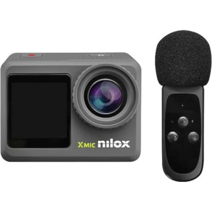 Nilox Xmic Action Cam, 4K Ultra HD mit 120 fps, EIS, Grau-Schwarz – Bild 2