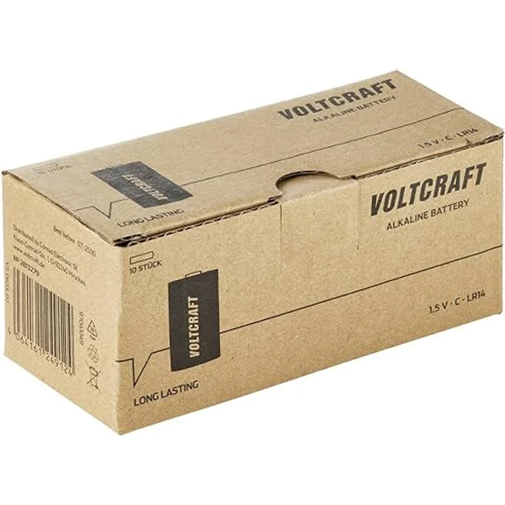 VOLTCRAFT Industrial LR14 Baby (C)-Batterie Alkali-Mangan 8000 mAh 1.5 V 10 St. – Bild 3