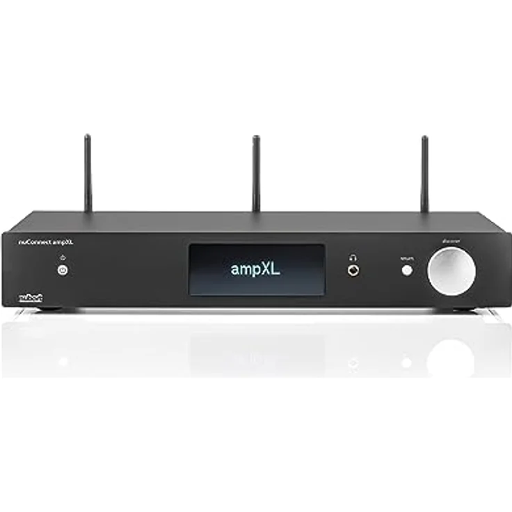 Nubert nuConnect ampXL | Schwarzer digitaler Vollverstärker | Wireless Connector für nuPro XS | AirPlay 2, Spotify Connect und Google Chromecast | Stereoverstärker mit 2x 340 W |Verstärker mit USB DAC – Bild 1