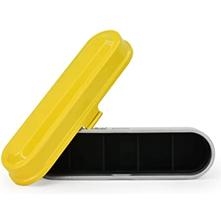 KODAK Film Case Filmkoffer, kompakter Retro-Stahlkoffer für 5 Rollen à 35 mm Folien, gelb – Bild 5