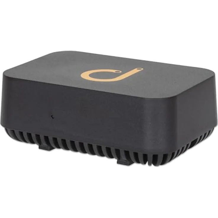 Intellinet Domotz Pro Box, Netzwerk Switch mit eMMC und LED-Indikator, 1 Port, Schwarz, RoHS, CE, FCC