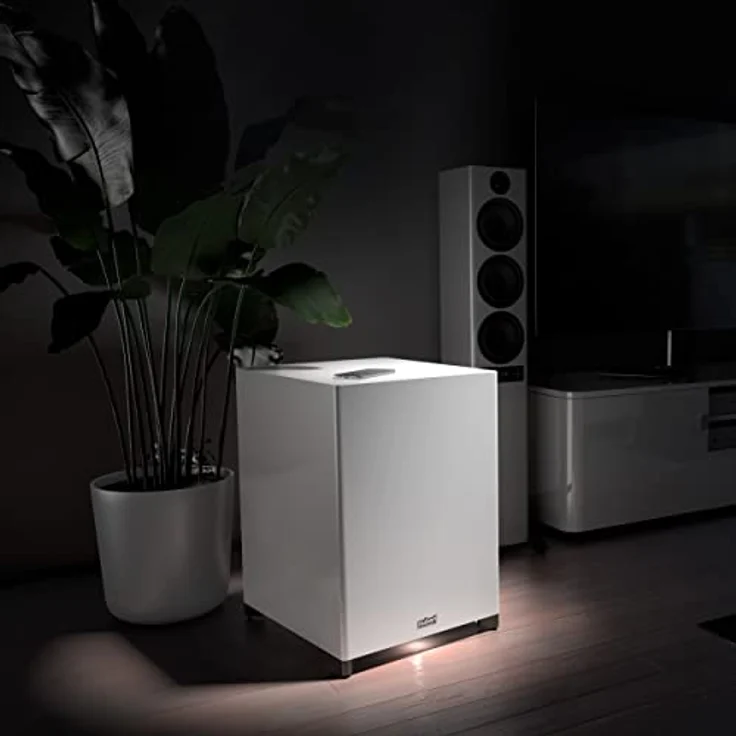 Nubert nuSub XW-1200 Wireless Subwoofer Weiß | Lautsprecher für Bass & Effekte | Downfiresubwoofer mit Aktiv-Technik | Surround & Action auf höchstem Niveau | LFE-Box mit 420 Watt | Tiefgang: 19 Hz – Bild 5
