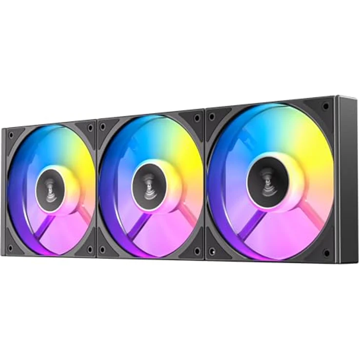 Antec C120 ARGB Gehäuselüfter, 120mm, 3er Pack mit 9-Blatt-Design und Hydrauliklager für hohe Kühlleistung und leisen Betrieb – Bild 1