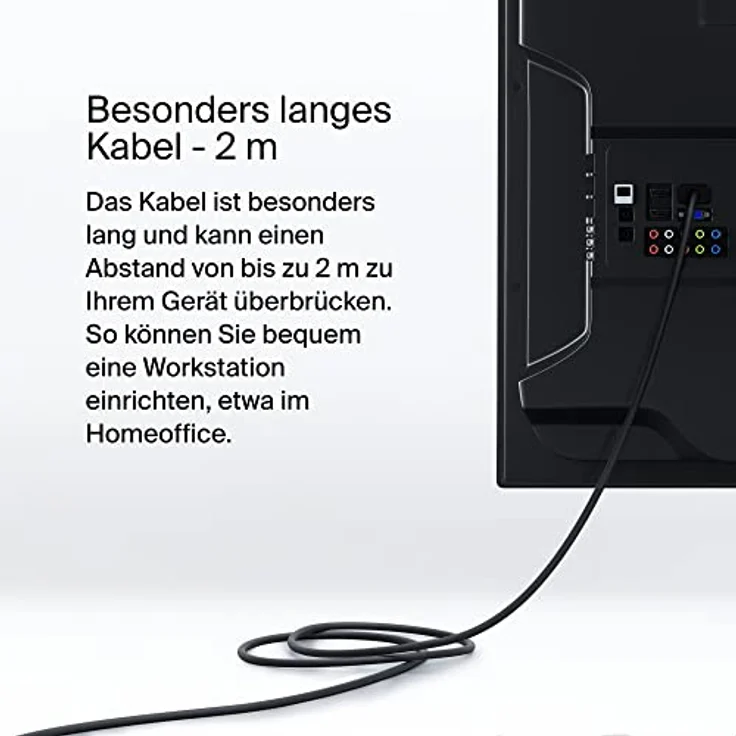 Belkin USB-C/DisplayPort 1.4-Kabel, 2 m, 32,4 Gbit/s, 8K bei 60 Hz oder 4K bei 144 Hz, mit HBR3, DSC, HDCP 2.2, DP-Alt-Modus, abwärtskompatibel, geeignet für Windows, MacOS, iPadOS, Android und mehr – Bild 4