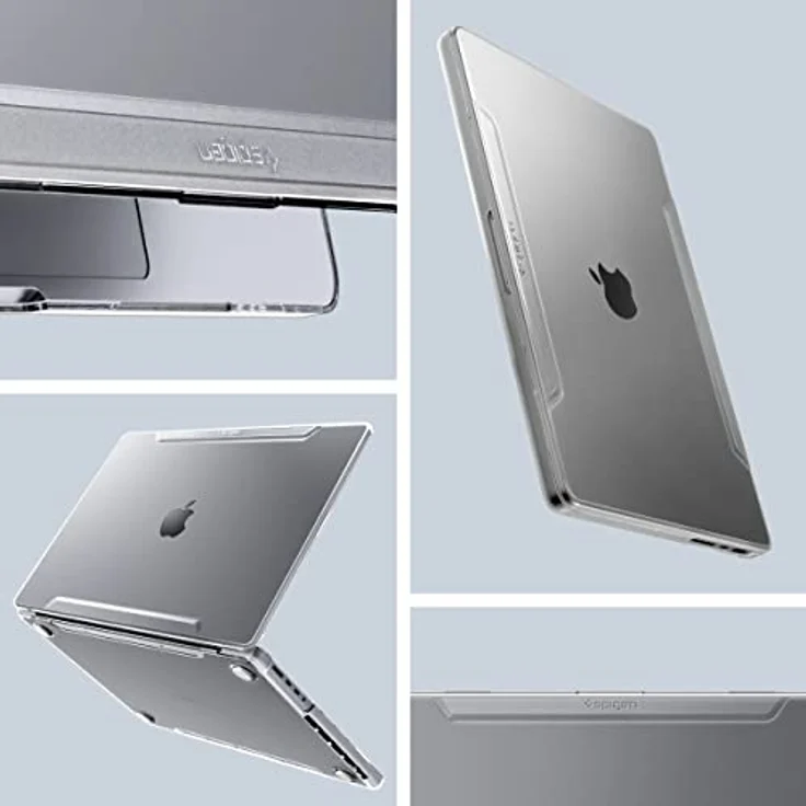 Spigen Thin Fit Hülle MacBook Pro 14" Zoll Case Kompatibel mit M3 / M3 Pro / M3 Max / M2 Pro / M2 Max / M1 Pro und M1 Max (2023/2021) - Transparent – Bild 3