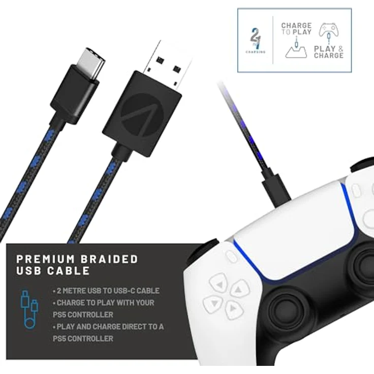 Twin Charging Dock inklusive Kabel (schwarz) (PS5) – Bild 8