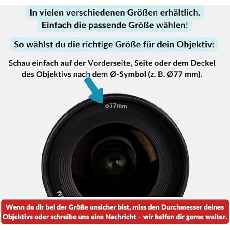 LENS-AID Retro Objektivdeckel 72mm mit Clipverschluss, geeignet für Fujifilm, Sony, Canon, Nikon, leichter und robuster Schutz für digitale Retro- und Analogkameras – Bild 2