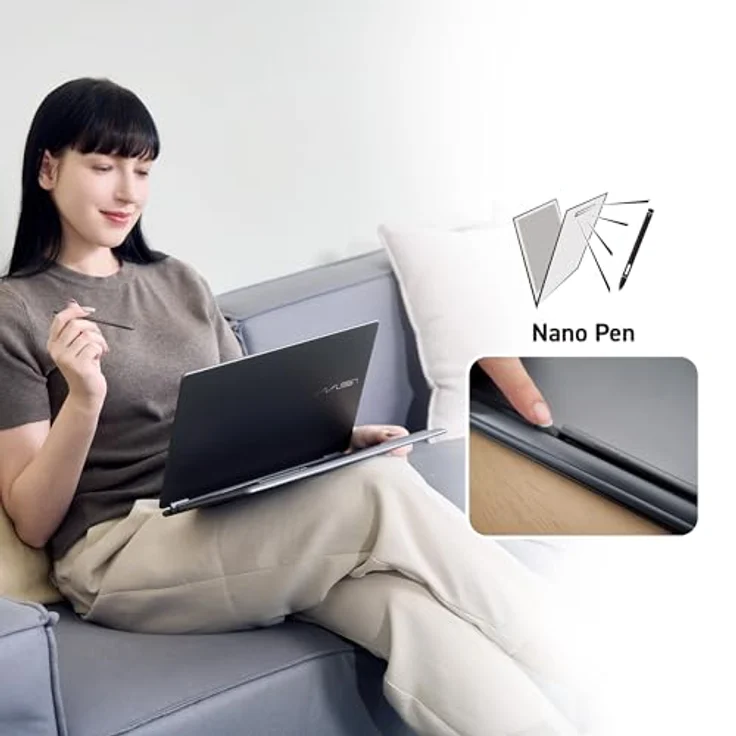 MSI Prestige 16 Flip AI+ C3MTG-063, 16" 2.8K OLED 120Hz Touchscreen, Intel Core Ultra 9 386H, 32GB DDR5 RAM, 2TB SSD, grau, Windows 11 Home – Bild 4