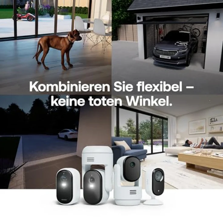 Arlo Essential 3 HD PTZ, Überwachungskamera Aussen, WLAN, 2-Kamera-Set mit Schwenk- und Neigefunktion, HD-Videoqualität und KI-gestützter Bewegungserkennung – Bild 3
