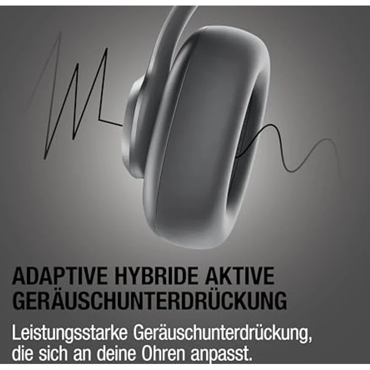 Fresh n Rebel Clam Ace 2, Kabellose Kopfhörer für Anrufe und Musik, Grau – Bild 2