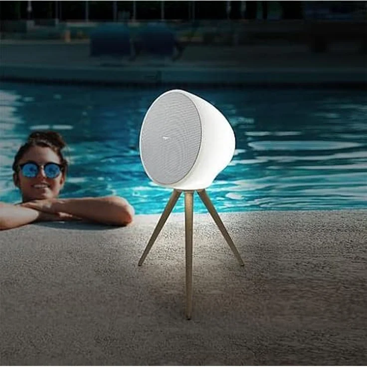 Muse ML-655 BT | Tragbarer HiFi-Lautsprecher mit magnetischem Stativ und Ambiente-Licht (RGB) | Bluetooth | großer Akku von 6600 mAH – Bild 4