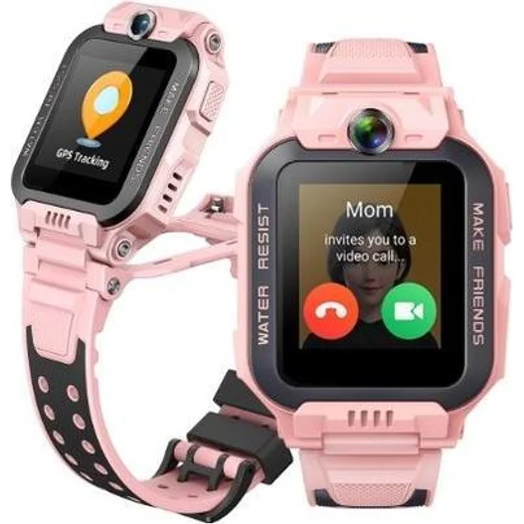 imoo Watch Phone Z7, Kinder-Smartwatch pink (4G) mit GPS-Tracker, 1 GB RAM und 32 GB Speicher, IP68 wasserdicht