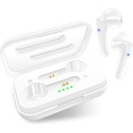Connect IT True Wireless SonicBass In-Ear-Kopfhörer mit Mikrofon, WEISS