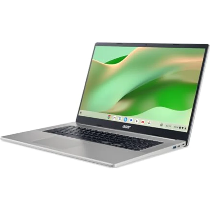 Acer Chromebook 317 (CB317-1H-C7H8) Laptop | 17,3" FHD Display | Intel Celeron N5100 | 4 GB RAM | 128 GB eMMC | Intel UHD Grafik | Google ChromeOS | Silber – Bild 4
