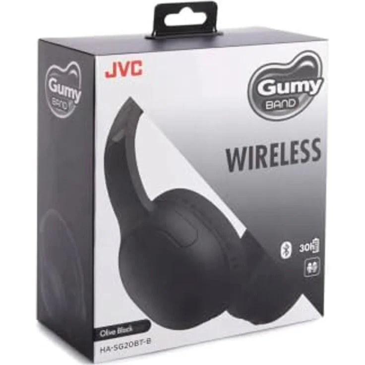 JVC Gumy Headband, Verkabelte & Kabellose Kopfhörer für Anrufe und Musik, Weiß – Bild 2
