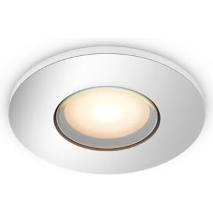 Philips Hue Adore recessed chrome 1x5W 230V, Smarte Deckenbeleuchtung mit flexibler Lichtsteuerung und personalisierter Beleuchtung