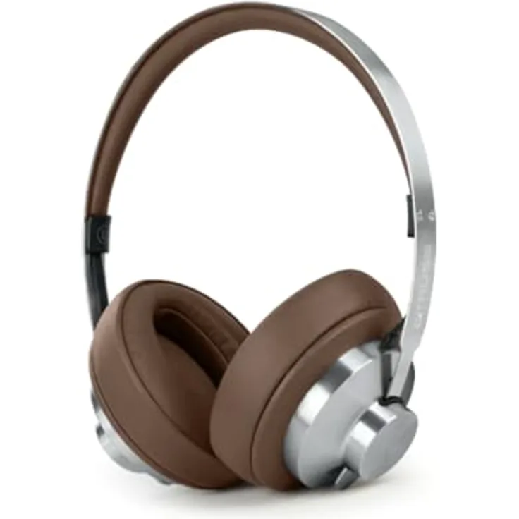 MUSE M-298 SBR, Bluetooth-Kopfhörer mit ANC Noise Cancelling, 66h Akkulaufzeit, USB-C, AUX und Freisprechfunktion, komfortabler Kopfbügel