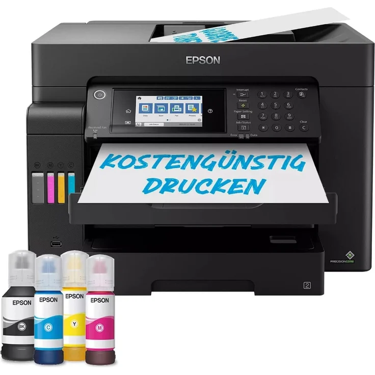 Epson EcoTank ET-16655 Tintenstrahl-Multifunktionsdrucker A3 4800 x 1200 DPI 32 ppm Wi-Fi, schwarz – Bild 1