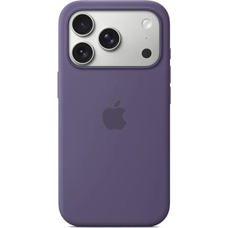 Apple iPhone 17 Pro Silikon Case mit MagSafe, Nebelviolett, 45% recyceltes Silikon, weiches Mikrofaser-Futter, kabelloses Laden – Bild 2