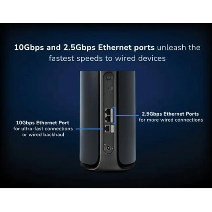 NETGEAR Orbi 970-Serie (RBE970B) Quad-Band WiFi 7-Mesh-Zusatzsatellit Black Edition, bietet zusätzliche Abdeckung bis zu 220 m² – Bild 5