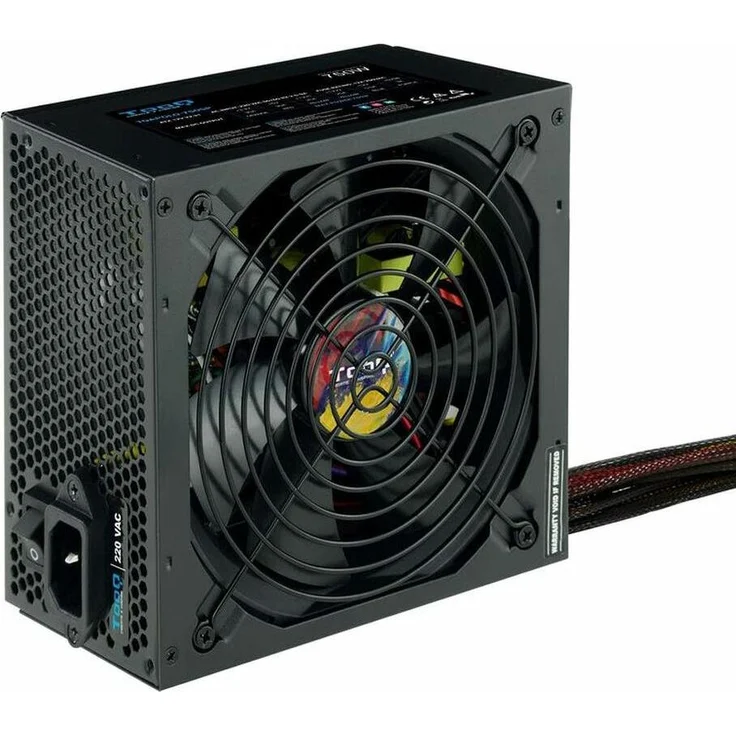 Tooq Technology TQAPOLO-750SP 750W ATX Netzteil, Schwarz, mit PCI Express und SATA Anschlüssen, CE- und RoHS-zertifiziert