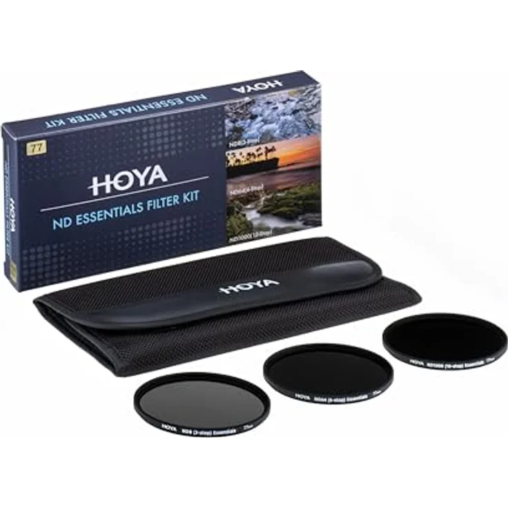 Hoya ND Essentials Filter Kit 52mm, 3er Set ND-Filter (ND8, ND64, ND1000) für optimale Belichtungskontrolle – Bild 3