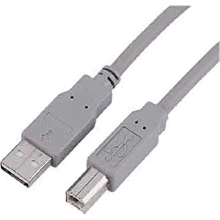 Hama - USB-Kabel - USB (M) bis USB Typ B, 4-polig (M) - 7.5 m - Grau – Bild 3