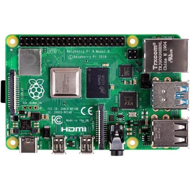 Raspberry Pi 4 model B 8GB LPDDR4, Einplatinencomputer mit ARM Cortex-A72 Quad-Core-Prozessor, 4K-Video-Darstellung, Gigabit LAN