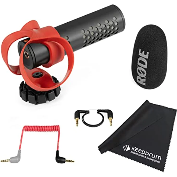 Rode Videomicro II Videomikrofon + keepdrum Mikrofasertuch – Bild 1