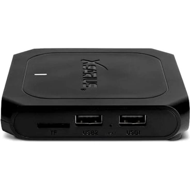 Xsarius Q12 Plus Android 12 4K UHD IP-Receiver Dual-WiFi, HDMI, BT, USB 3.0, Schwarz – Bild 4