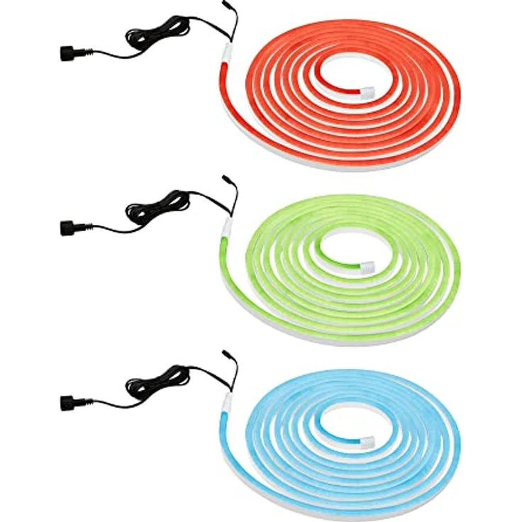 Paulmann 78890 LED Stripe SimpLED Outdoor 5m IP65 72LEDs/m RGB incl. 1x30 Watt dimmbar Lichtband Weiß Kunststoff – Bild 4