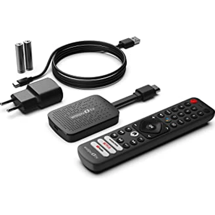 waipu.tv 4K Stick | Inkl. Fernbedienung mit Schnellwahltasten (mit TV-Steuerungstasten) | Fernsehen über WLAN | HDMI | 4K | HDR – Bild 5