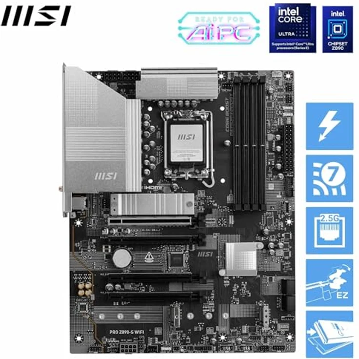 MSI PRO Z890-S WiFi, Mainboard mit hochwertigen Materialien und langer Lebensdauer – Bild 2