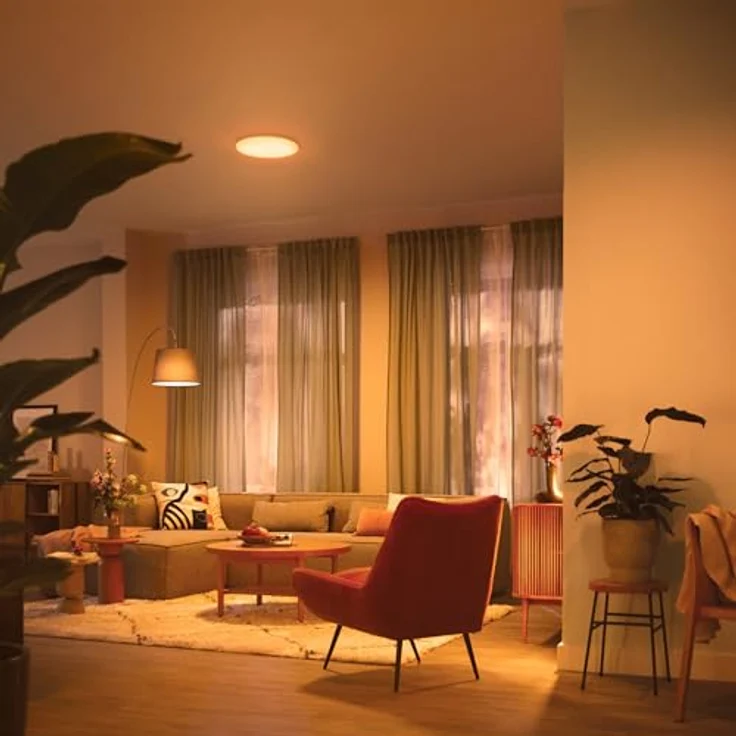 PHILIPS Izso All-in-One Deckenleuchte inkl. Fernbedienung (40 W), dimmbare LED Leuchte mit allen Weißtönen – Bild 2
