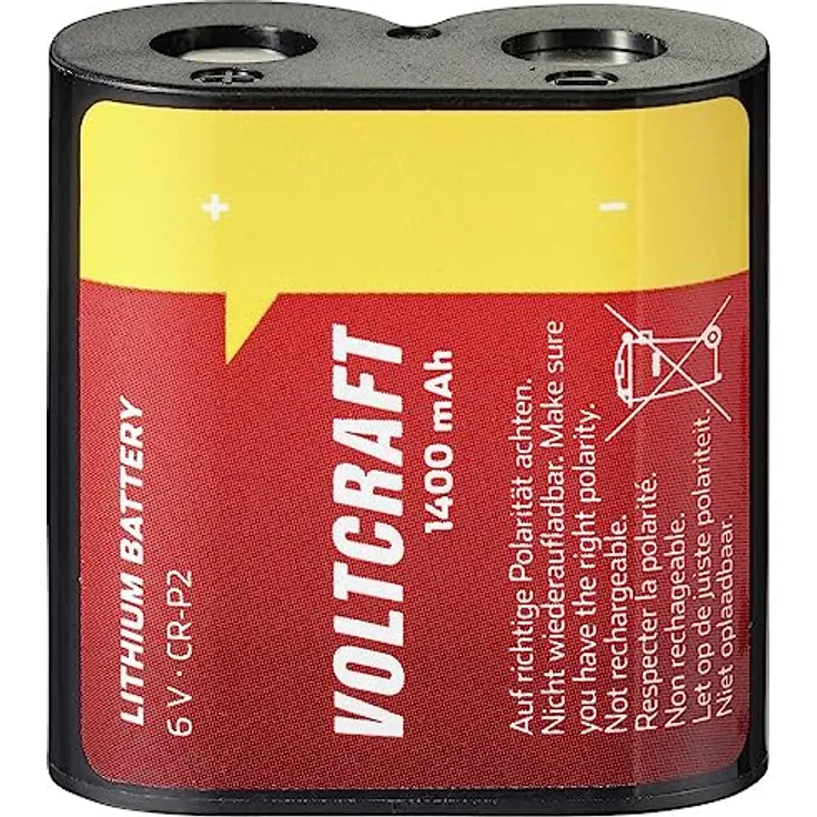 VOLTCRAFT CRP2 Fotobatterie CR-P 2 Lithium 1400 mAh 6 V 1 St.