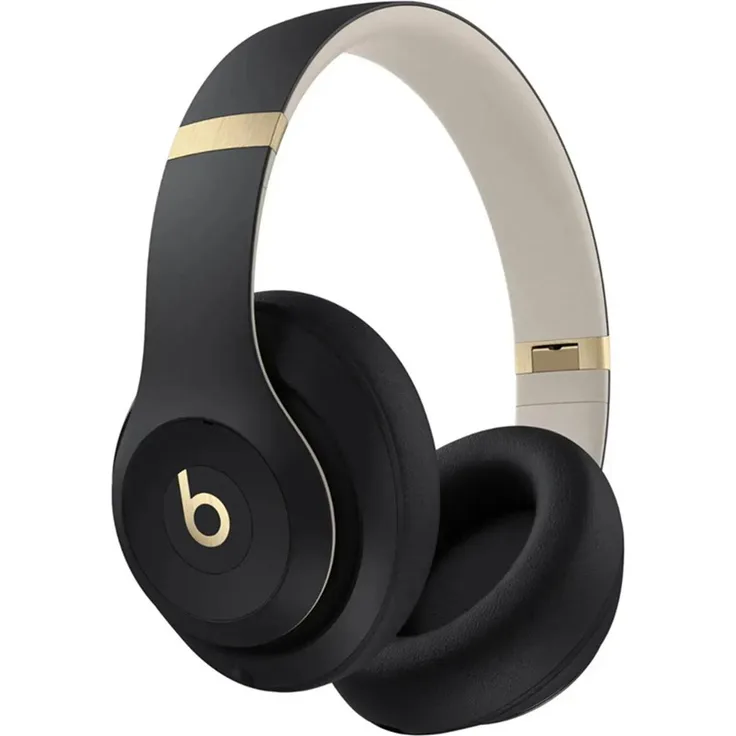 Beats Studio Pro Draadloze Koptelefoon Zwart/Goud, ANC, 40 Stunden Akkulaufzeit, Bluetooth 5.3, Kabellos