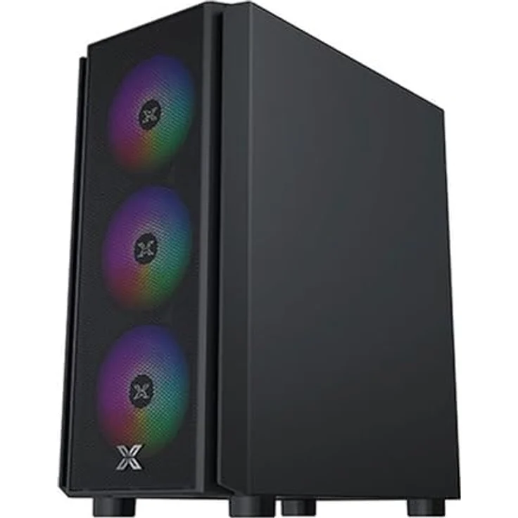Xigmatek NYX Air II Mini Tower PC-Gehäuse, langlebig mit flexibler Gestaltung, schwarz – Bild 4