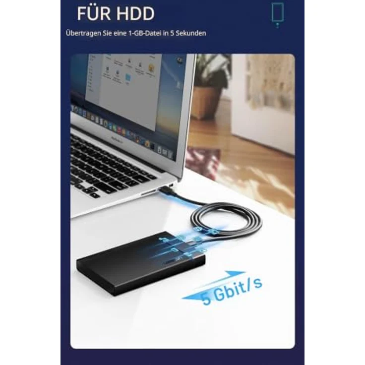 UGREEN USB 3.0 Type-C Data und Ladekabel 50cm, hochwertig, kompatibel mit all Type-C Geräten – Bild 5